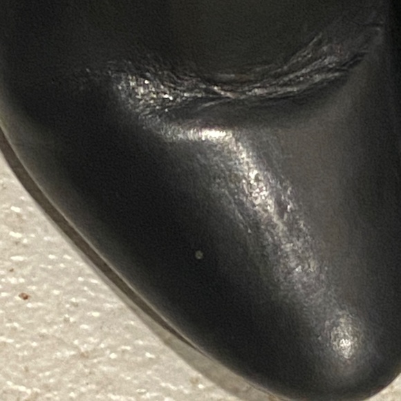 Lauren Ralph Lauren black leather heeled zip up booties. sz 8.5 - Picture 12 of 16